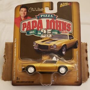 Gold Die-Cast Car - Papa John's 25th Anniversary Edition